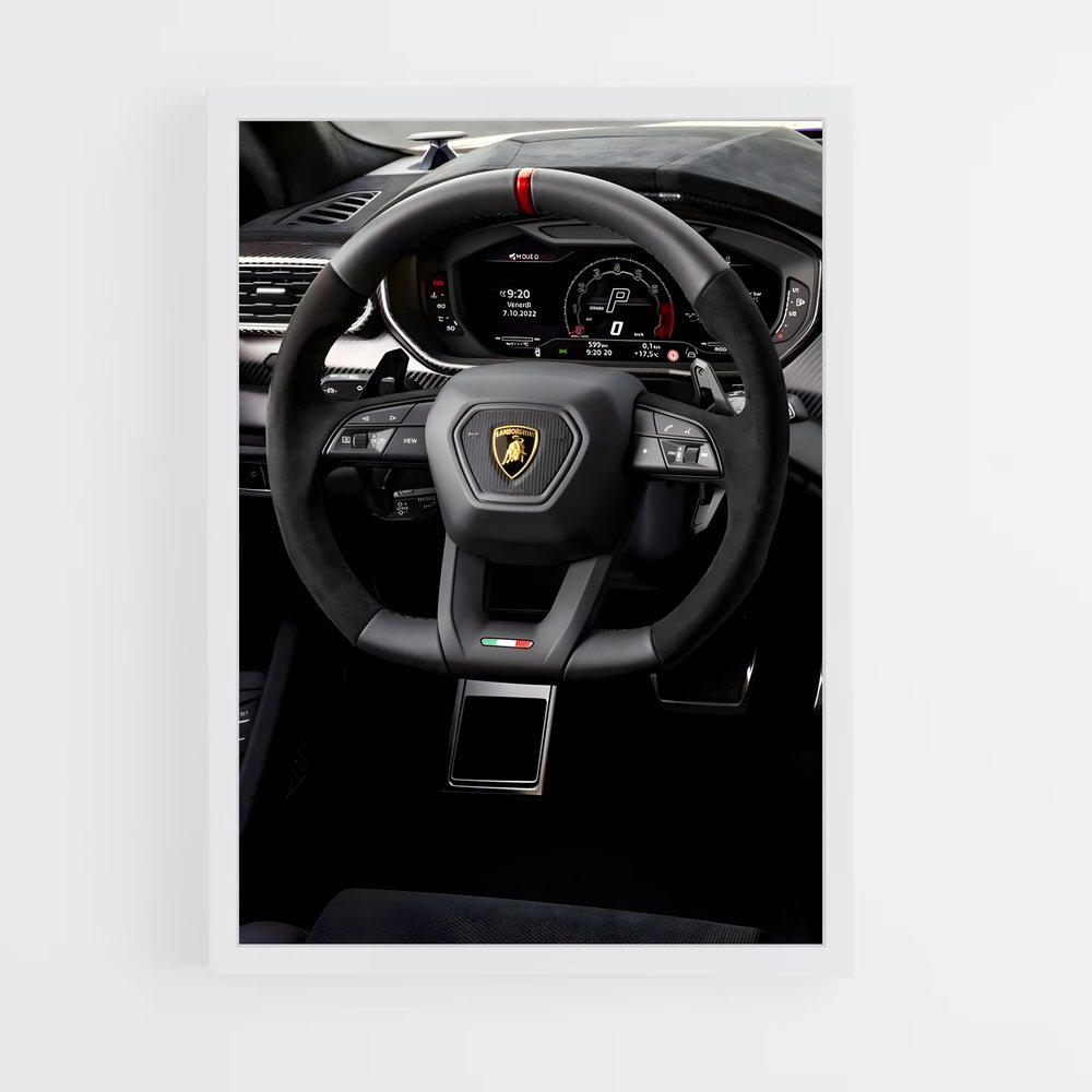 Poster Intérieur Urus – affiche Lamborghini (vue 3)